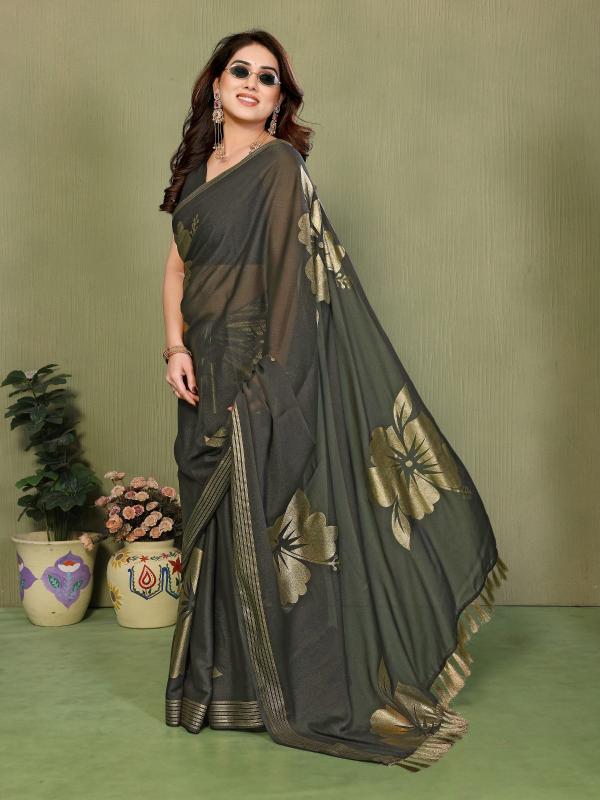 GC foil work wholesale saree from surat